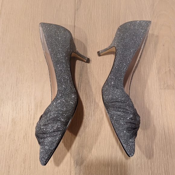 Shimmery Grey Heels - Picture 7 of 11